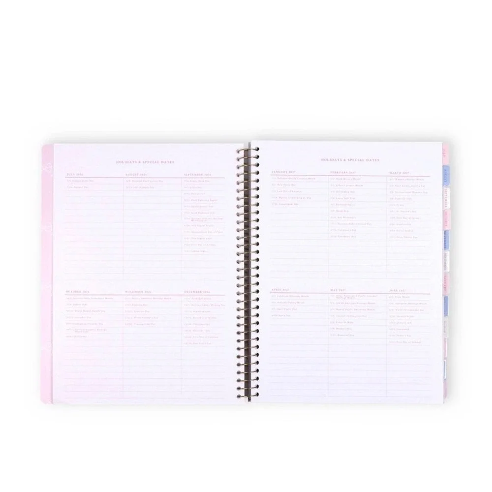 Love Shack Fancy Teacher Planner 2026 2027 Ribbon‎ Rosa Floral LSF Target NEW